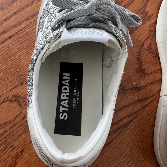 Golden Goose Women's Stardan Glitter, size 8, only worn ONCE! Box and dust bag! - Picture 6 of 9